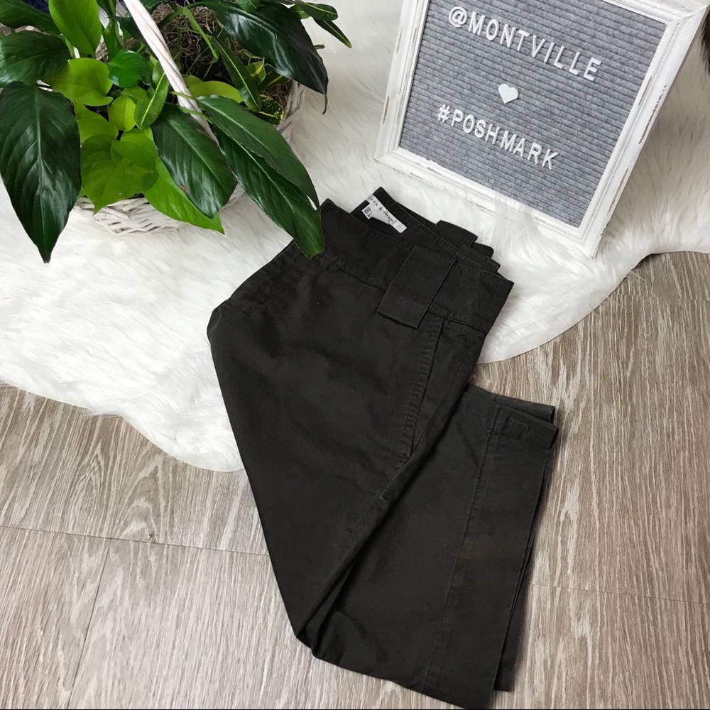 Zara Woman Brown Cotton Capris Size 8